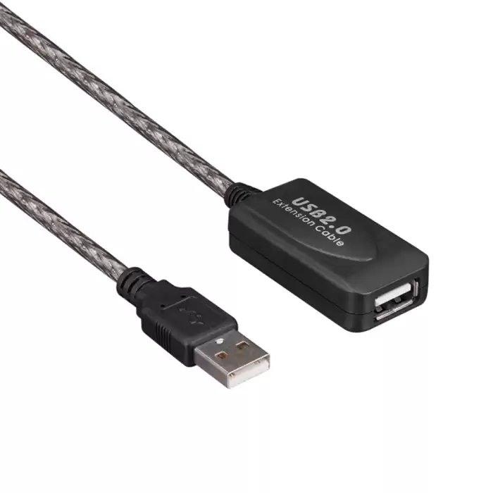 S-lınk Sl-ue130 Usb 2.0 Şeffaf 10 Metre Usb Uzatma Kablosu