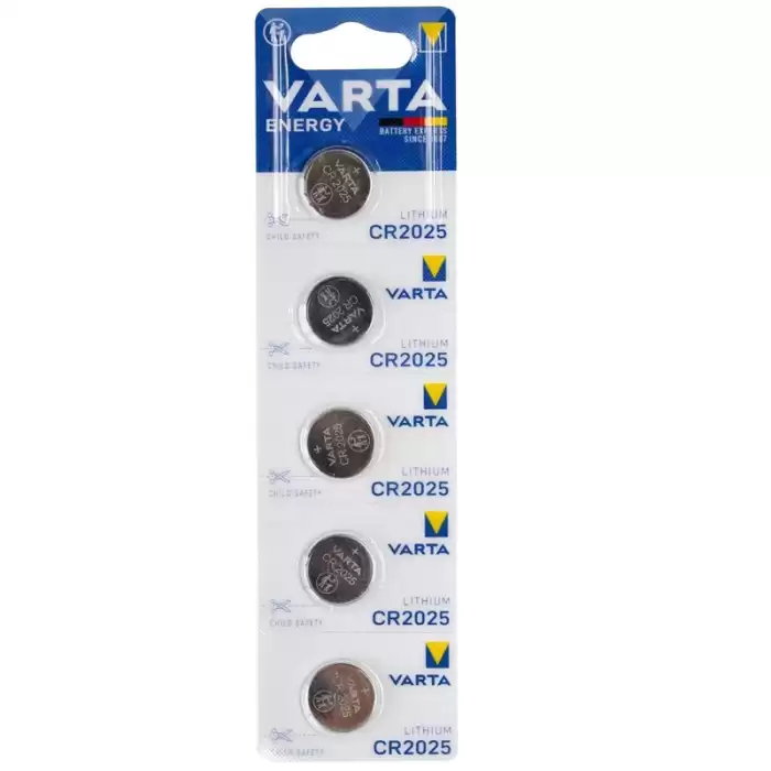 Varta Cr2025 3 Volt Lityum Pil 5li Paket Fiyatı