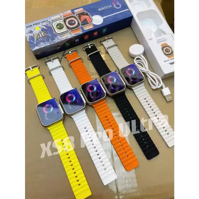 Watch 8 Akıllı Saat Xs8 Pro - Bluetooth, Su Geçirmezlik, Kablosuz Şarj
