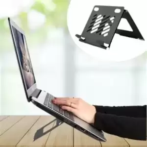 ®  Ayarlanabilir Metal Dizüstü Destek Tabanı Katlanabilir Taşınabilir Laptop Sehpası Standı
