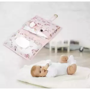 Baby Kullanımı Kolay Desenli Alt Bakım Çantası (pembe)
