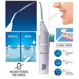 Portatif Tasarım Power Floss Mekanik Diş Ve Ağız Temizleme Aleti