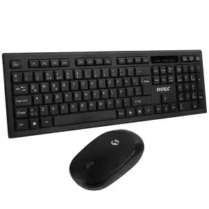 Everest Km-6121 Siyah Kablosuz Slım Q Klavye + Mouse Set