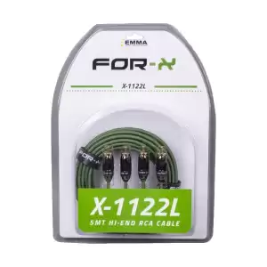 For-x X-1122l 2 Rca + 2 Rca Bakır 5 Metre Kablo