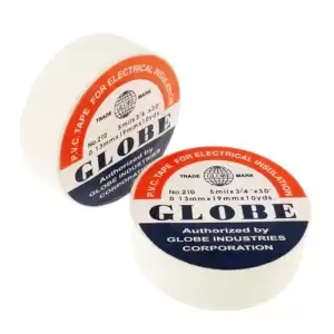 Globe 0.13mmx19 Mm Beyaz İzole Bant 10lu Paket