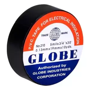 Globe 0.13mmx19 Mm Siyah İzole Bant 10lu Paket