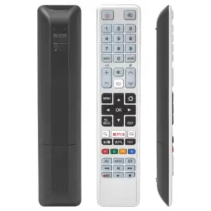 Kl Toshıba Ct-8054 Netflıx Tuşlu Beyaz Lcd Led Tv Kumanda