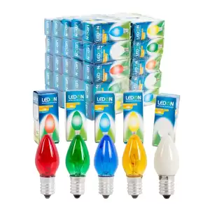 Ledon Ld-1407r 7 Watt Tek E14 Duy Colour Renkli Parfüm Ampul 50lik Kutu