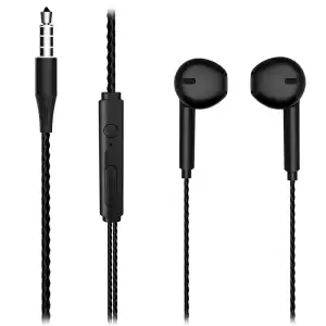Lenovo Lecoo Eh104b 3.5mm Jacklı Kablolu Kulak İçi Mikrofonlu Siyah Kulaklık