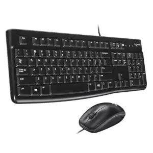 Logıtech Mk120 Usb Q Siyah Kablolu Klavye+mouse Set