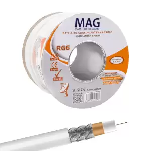 Mag Rg6/u4 Sat1 Bakır Anten Kablosu 100 Metre