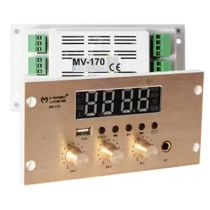 Magıcvoıce Mv-170 4x25 Watt Usb-bt-mik Girişli-müzik Kontrol Anfi [sıva Altı]