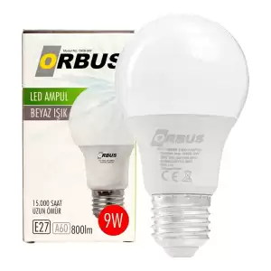 Orb-9w E27 9 Watt 840 Lümen Beyaz Led Ampul