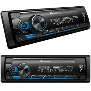 Pıoneer Mvh-s325bt Usb/fm/aux/bt Bluetoothlu Mekaniksiz Oto Teyp 4x50 Watt