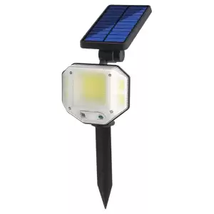 Pm-14917 Sensörlü Kumandalı 3 Kademeli Solarlı Bahçe Aydınlatma Lambası