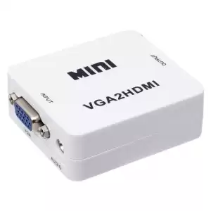 Pm-18698 Vga To Hdmı Ses Çıkışlı Mini Model Dönüştürücü