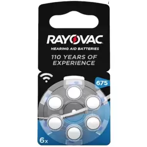 Rayovac 675 No Kulaklık Pili 6lı Paket Fiyatı