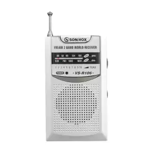 Sonıvox Vs-r106 Gümüş Renk Cep Tipi Analog Fm Radyo