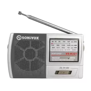 Sonıvox Vs-r321 Gümüş Renk Cep Tipi Analog Fm Radyo