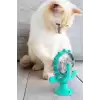 ® Vantuzlu Zilli İnteraktif Dönebilen Mama Kaplı Renkli Eğlenceli Eğitici Kedi Oyuncağı