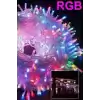 10 Metre 100 Ledli 8 Fonksiyonlu Karışık Renkli Rgb Led Lamba