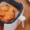 100 Adet Air Fryer Pişirme Kağıdı Tek Kullanımlık Yağ Su Geçirmez Yapışmaz Deliksiz Düz Kare Model