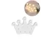 3d Dekoratif Pilli Kraliçe Tacı Model Led Masa ve Gece Lambası