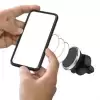 Araç İçi Izgaraya Takılan Telefon Tutucu Mıknatıslı Döndürülebilir Telefon Tutucu Yuvarlak Model