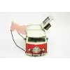Dekoratif Metal Minibüs Çerçeveli ve Tenteli
