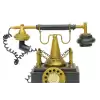 Vintage Tasarım Dekoratif Metal Telefon Kumbaralı
