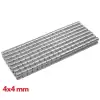 N35 4x4mm Neodyum Mıknatıs 200 Adet, Yuvarlak, Nikel Kaplamalı Kaliteli ve Dayanıklı Ürün