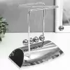 Krom Kaplamalı Newton Denge Topları - Newtons Cradle Metal Sarkaç