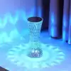 Kum Saati Model Usb Şarjlı Kumandalı 16 Farklı Işık Modlu Masa Üstü Kristal Akrilik Led