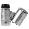 Nikula-Iphone5 Için Uyumlu Kapaklı Lens Mikroskop Taşınabilir Mini Cep Boyutu Led Mikroskop No.9882-ip5ii
