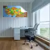 Renkli Türkiye Haritası Manyetik Yapıştırıcı Gerektirmeyen Duvar Stickerı 118 Cm * 56 Cm