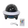 Şarjlı Kumandalı Ufo Müzik Çalar Usb Bluetooth Hoparlör Müzikli Projeksiyon Gece Lambası