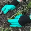 Toprak Kazma Ekme Çapalama İçin Korumalı Bahçe Bahçivan Eldiveni
