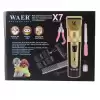 Waer Wa-08158 Profesyonel Şarjlı Saç Ve Sakal Tıraş Makinesi Pet Tıraş Makinesi Seti