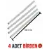 56.5 cm Kuluçka Silindir Viyölü 4 lü Set