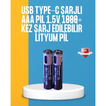 Lityum AAA Pil – Düşük Enerji Tüketen Cihazlar İçin Maksimum Dayanıklılık