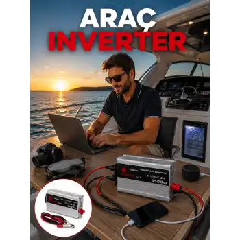 1500W Yüksek Güç Çıkışlı Araç Inverter