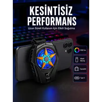 2 Kademeli Hız Ayarlı Taşınabilir Telefon Soğutucu Yeni Nesil