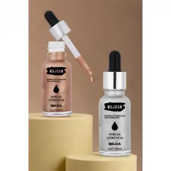 2li Damlalık Şişeli Likit Aydınlatıcı Highlighter Seti