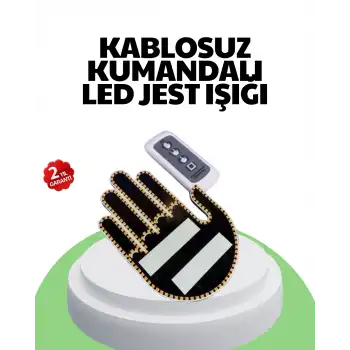 203 LED’li Yüksek Görünürlüklü Jest Işığı