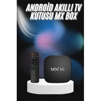 2.4G Wifi Tv Box Medya Oynatıcı TV Uyumlu MX Box Kutusu Android TV
