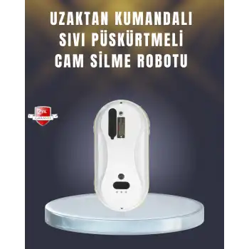 2800 Pa Güçlü Emişli Akıllı Cam Temizleyici Robot