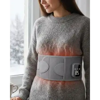 3 Kademe Isıtmalı ve Titreşimli Bel Destek Kemeri Ergonomik Tasarım