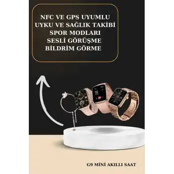 3 Kordonlu Pembe Amoled Ekran Akıllı Saat ve Yeni Nesil Pro Kablosuz Bluetooth Kulaklık ANC/ENC