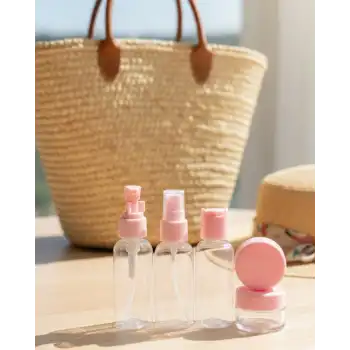 30 ml 5’li Seyahat Banyo Şişe Seti Çantalı