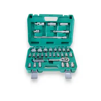 32 Parça Profesyonel Lokma Takımı 1/2 Cr-v Çeliği (32 PARÇA)